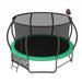 14FT Trampoline with Enclosure - Recreational Trampolines with Ladder and AntiRust Coating, ASTM Approval Outdoor Trampoline for Kids Default -DTYStore
