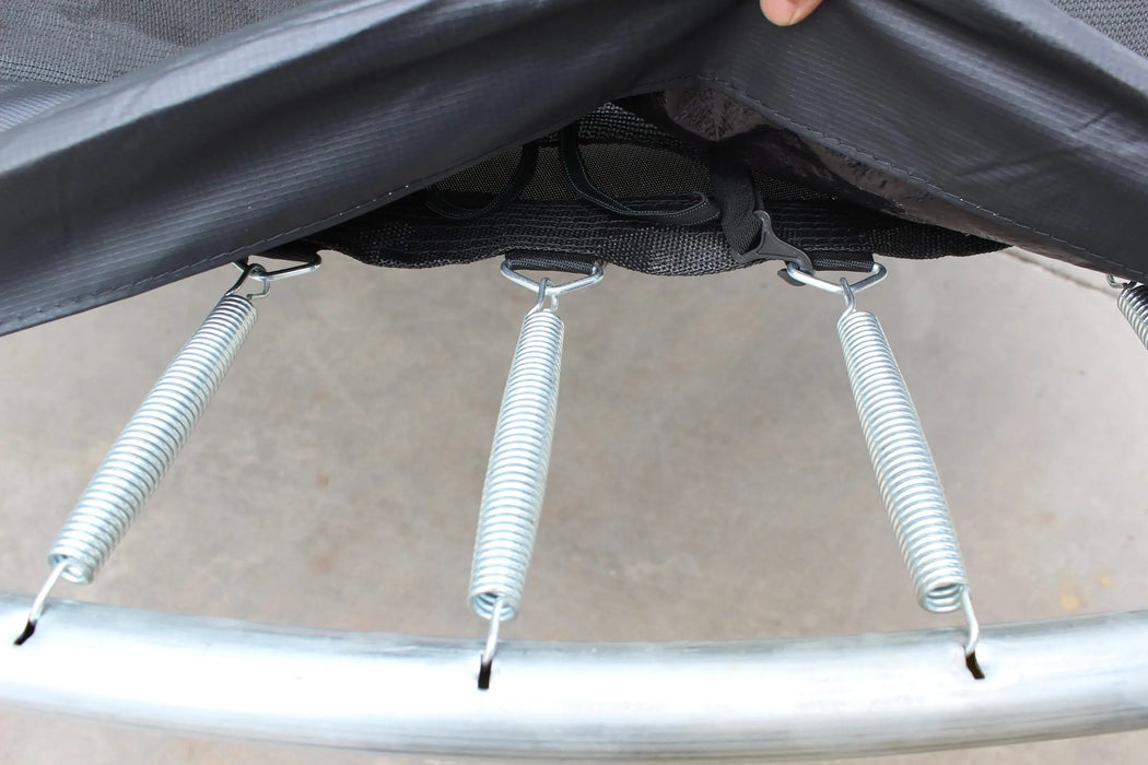 14FT Trampoline with Safety Enclosure Net, Outdoor Trampoline with Heavy Duty Jumping Mat and Spring Cover Padding for Kids and Adults Default -DTYStore