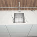 14 Inch Undermount Stainless Steel Kitchen Sink 16 Gauge 9 Inch Deep Single Bowl in Brushed Nickel - DTY Store