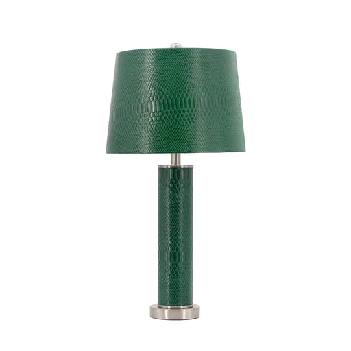 14x14x27' Leather Table Lamp Default -DTYStore