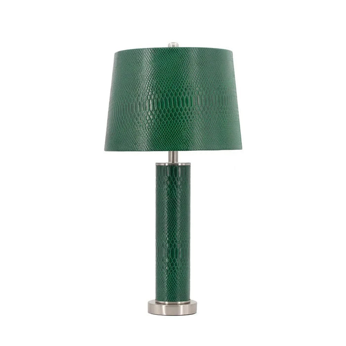 14x14x27' Leather Table Lamp Default -DTYStore