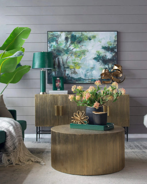 14x14x27' Leather Table Lamp Default -DTYStore