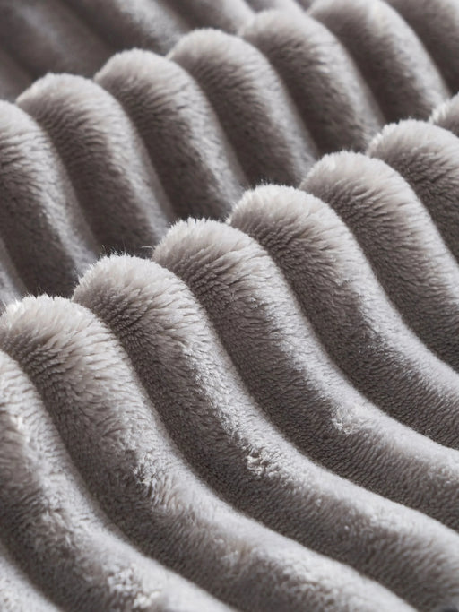 150''Width 5-piece Sectional Sofa with 2 Ottomans,Comfy U-shaped Sofa Couch for Living Room,Light Grey Plush Corduroy Fabric Default -DTYStore