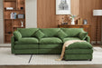 Modular Sectional Sofa, 3-Seater Sofa, Modern L-Shaped Sofa for Living Room Bedroom Apartment,Green - DTYStore