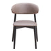 Grey and Black Padded Side Chair (Set of 2) - DTYStore
