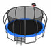 15FT Trampoline with Basketball Hoop - Recreational Trampolines with Ladder ,Shoe Bag and Galvanized Anti-Rust Coating Default -DTYStore