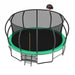 15FT Trampoline with Basketball Hoop - Recreational Trampolines with Ladder ,Shoe Bag and Galvanized Anti-Rust Coating Default -DTYStore