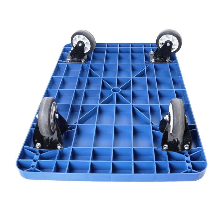 Hand Truck Upgraded Foldable Push Cart Dolly 660 lbs Capacity Moving Platform Hand Truck Heavy Duty Space Saving Collapsible Swivel Push Handle Flat Bed Wagon - DTYStore