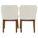 Ellis Dining Chair Set of 2 - Beige Linen - DTYStore