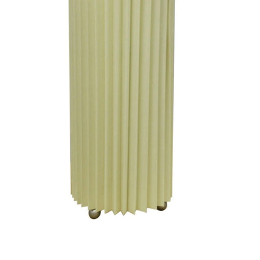 16.5' Tall Metal Table Lamp Folded in Ivory Shade Default -DTYStore