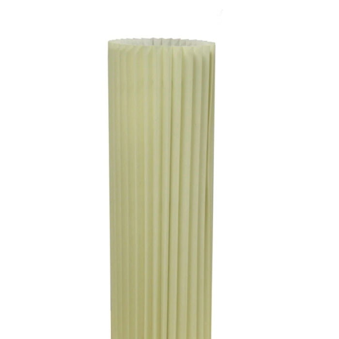 16.5' Tall Metal Table Lamp Folded in Ivory Shade Default -DTYStore