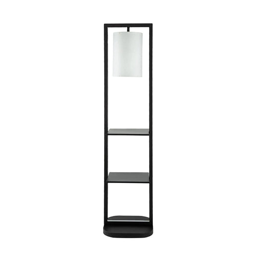 16.5x17x74' Two Tiered Vertical Shelving Stand with Light (Not include Bulb) Default -DTYStore