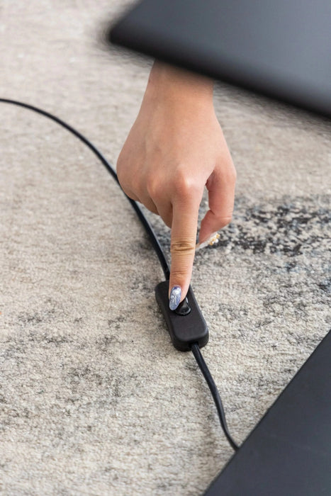 16.5x17x74' Two Tiered Vertical Shelving Stand with Light (Not include Bulb) Default -DTYStore