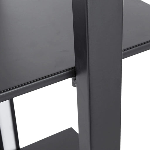 16.5x17x74' Two Tiered Vertical Shelving Stand with Light (Not include Bulb) Default -DTYStore