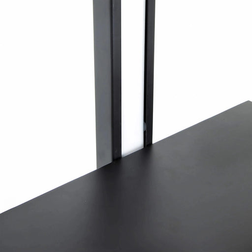 16.5x17x74' Two Tiered Vertical Shelving Stand with Light (Not include Bulb) Default -DTYStore