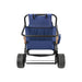 Beach Cart Chairs With Wheels 2 in 1 Foldable Beach Lounge Chair With Integrated Wagon Pull Cart Perfect for Backyard Pool or Picnic - DTYStore