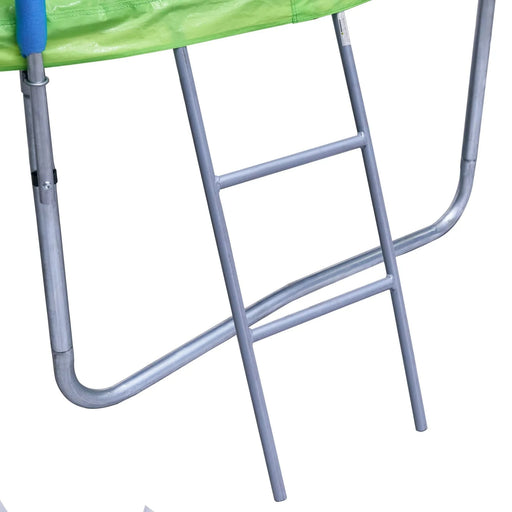 16FT Trampoline with Slide , Outdoor Trampoline for Kids and Adults with Enclosure Net and Ladder,football goal,backboard Default -DTYStore