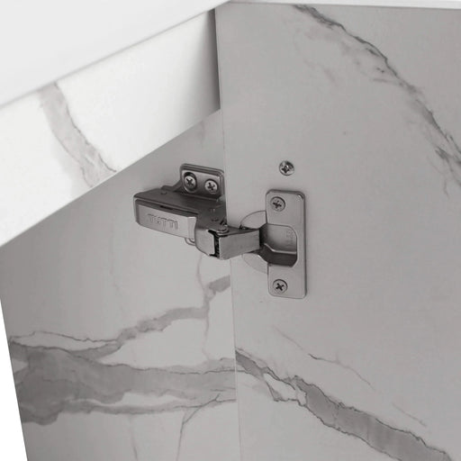 16'' Floating Wall-Mounted Bathroom Vanity with Ceramic Sink & Soft-Close Cabinet Door, For Small Bathroom Default -DTYStore