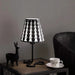 16' Traci Black Geometric Metal Table Lamp Default -DTYStore