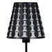16' Traci Black Geometric Metal Table Lamp Default -DTYStore