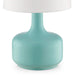 17.25' Tall 'Cheru' Modern Mid-Century Touch On Table Lamp, Powder Green Default -DTYStore
