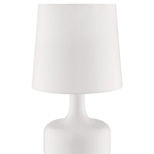 17.25' Tall 'Cheru' Modern Mid-Century Touch On Table Lamp, Powder White Default -DTYStore