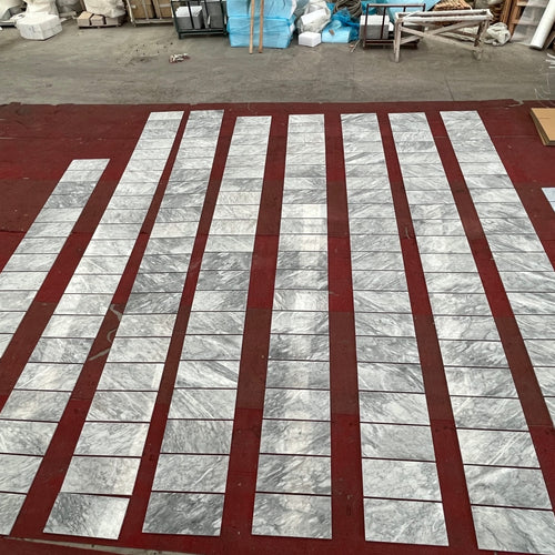 12*24 Carrara Marble, Gray Marble, Natural Marble, For Wall and Floor, Polished Marble Tile, 1 Box 4 pcs - Image 10