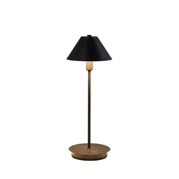 17.5' In Rowan Matte Powder Black G-9 Table Lamp Default -DTYStore
