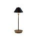 17.5' In Rowan Matte Powder Black G-9 Table Lamp Default -DTYStore