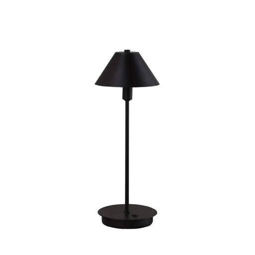 17.5' In Rowan Matte Powder Black G-9 Table Lamp Default -DTYStore