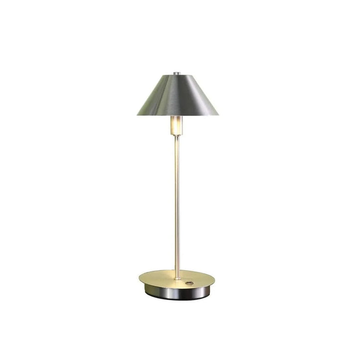 17.5' In Ryder Silver Nickel G-9 Led Table Lamp Default -DTYStore