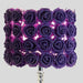 18.25' Lavender Roses in Bloom Acrylic / Metal Table Lamp Default -DTYStore