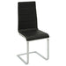 Black Upholstered Dining Chairs (Set of 4) - DTYStore