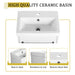 18'' Floating Wall-Mounted Bathroom Vanity with Ceramic Sink & Soft-Close Cabinet Door, For Small Bathroom Default -DTYStore