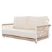 1-Piece Woven Rope Outdoor Swing Sofa with Soft Cushions Seating 2 for Patio, Courtyard and Balcony (Beige) - DTYStore
