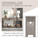 Console Table/Sofa Table with Storage Drawers and Bottom Shelf for Entryway Hallway (Gray Wash) - DTYStore