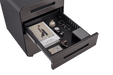 3 Drawer Mobile File Cabinet Under Desk, Simple Style Versatile Storage for Files, 5 Wheel Design, Anti-Tilting, Cold Rolled Steel, Waterproof, Moisture-Proof, for Legal/Letter A4 Files - DTYStore