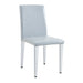 Four Light Gray PU dining chairs, simple and versatile, comfortable and accompanied. Exquisite and versatile dining chairs unlock a comfortable new experience.(Set of 4) - DTYStore