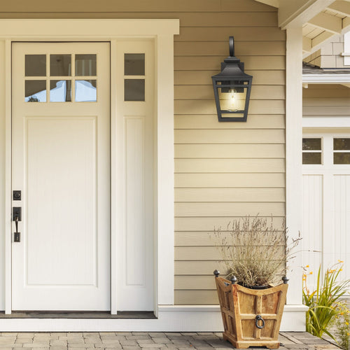 Large Outdoor Wall Lights for House, 16.5inch Exterior Lighting Fixtures Wall Mount Outdoor Porch Lights Waterproof Black Outdoor Sconce Lights with Clear Glass for Patio Hallway Garage (2 pack) - Image 8