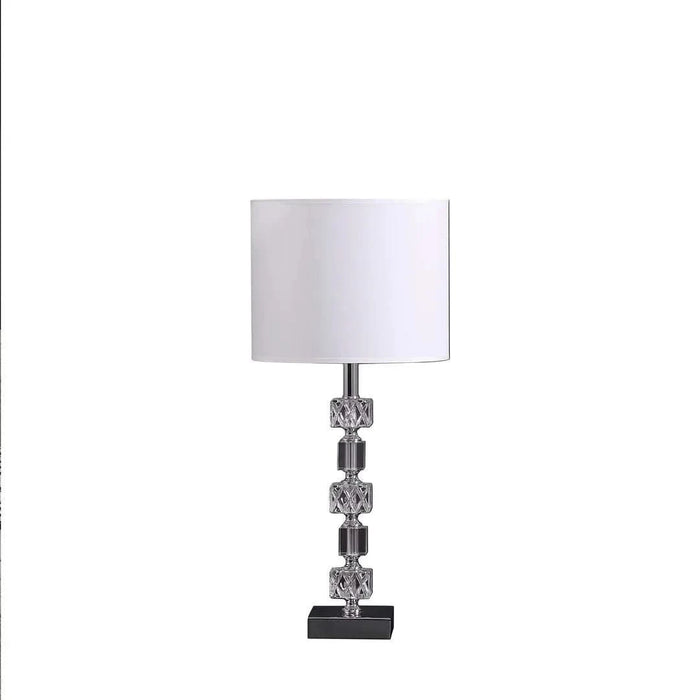 19.75' In Jules Solid Prism Crystal Cubes Orb Table Lamp Default -DTYStore
