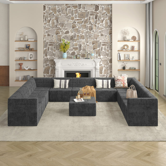 Single seat sofa Compressed Sectional Sofa Modern Minimalist Style Corduroy Couch, Sleeper Sofa for Living Room, Bedroom, Comfy Compressed Sofa Couch Space-Efficient Design-grey