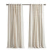 1PC 50x108' Cotton Printed Curtain Panel with Chenille Stripe and Lining- DTY Store