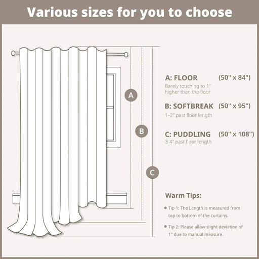 1PC 50x108' Cotton Printed Curtain Panel with Chenille Stripe and Lining Default -DTYStore