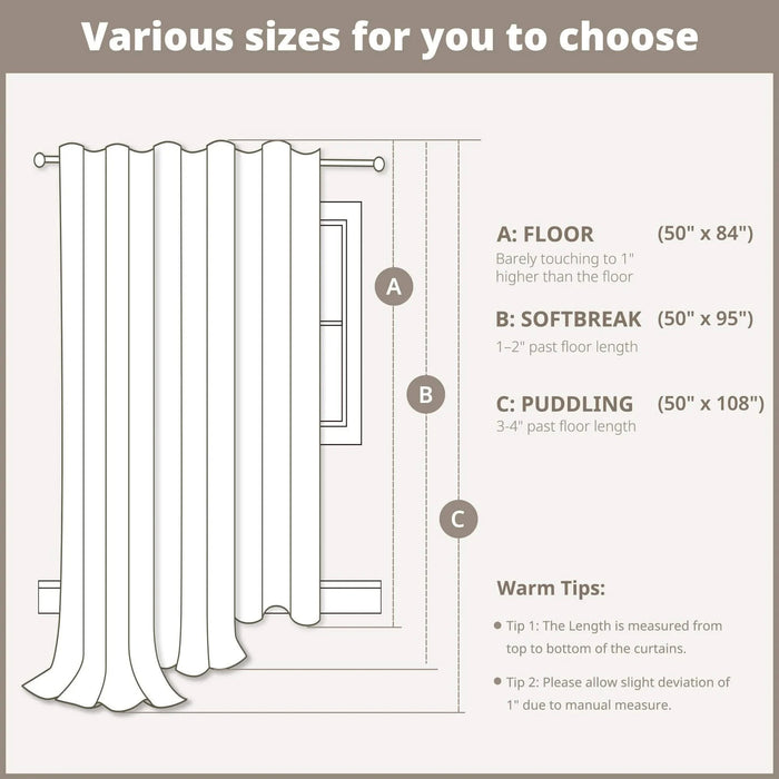 1PC 50x108' Cotton Printed Curtain Panel with Chenille Stripe and Lining Default -DTYStore