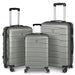 Luggage Suitcase 3 Piece Sets Hardside Carry-on luggage with Spinner Wheels 20"/24"/28" - DTYStore