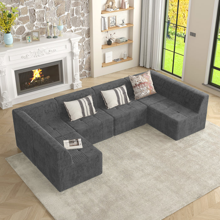 Single seat sofa Compressed Sectional Sofa Modern Minimalist Style Corduroy Couch, Sleeper Sofa for Living Room, Bedroom, Comfy Compressed Sofa Couch Space-Efficient Design-grey