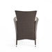 Clementine Outdoor Multibrown PE Wicker Dining Chairs (Set of 2) - DTYStore