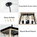 4-Light Farmhouse Chandeliers For Dining Room Oak(No Bulbs) NEW SKU :W1340P206639 - DTYStore