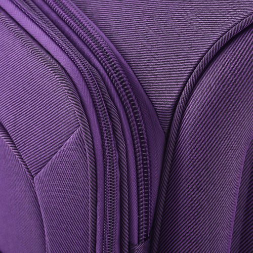 Softside Luggage Expandable 3 Piece Set Suitcase Upright Spinner Softshell Lightweight Luggage Travel Set - Image 8