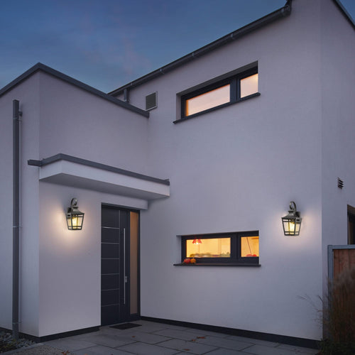 Large Outdoor Wall Lights for House, 16.5inch Exterior Lighting Fixtures Wall Mount Outdoor Porch Lights Waterproof Black Outdoor Sconce Lights with Clear Glass for Patio Hallway Garage (2 pack) - Image 11